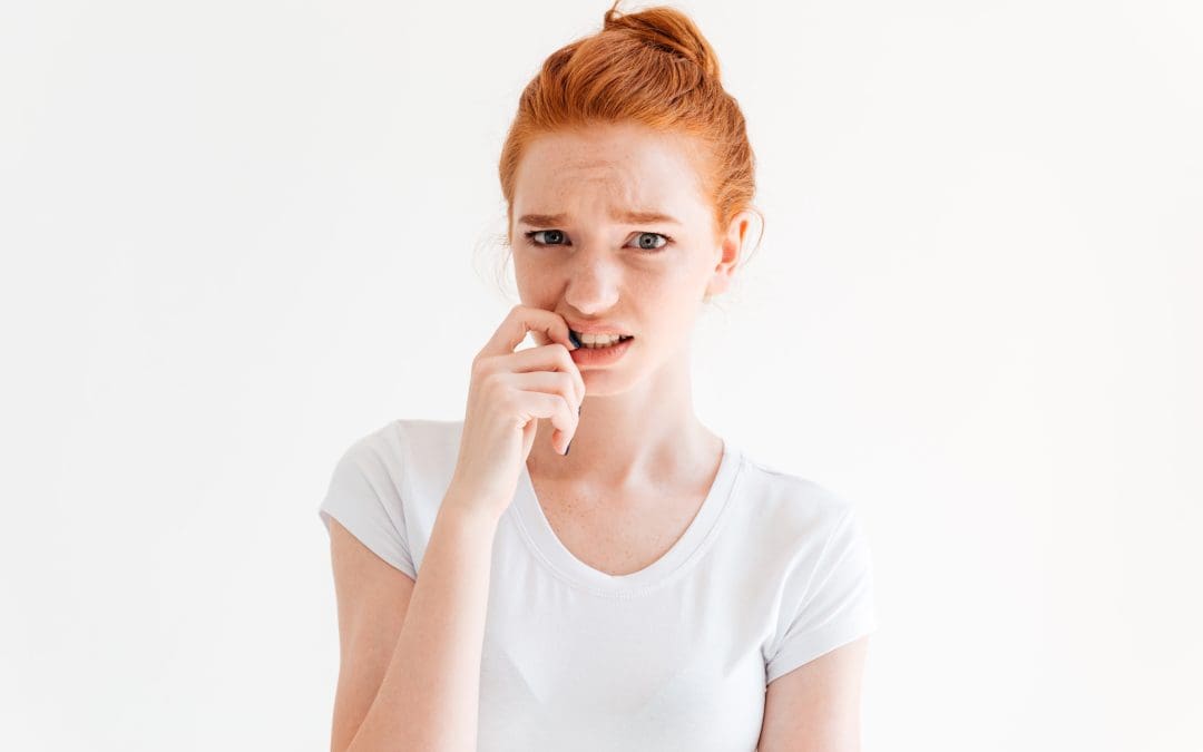 woman with dental anxiety