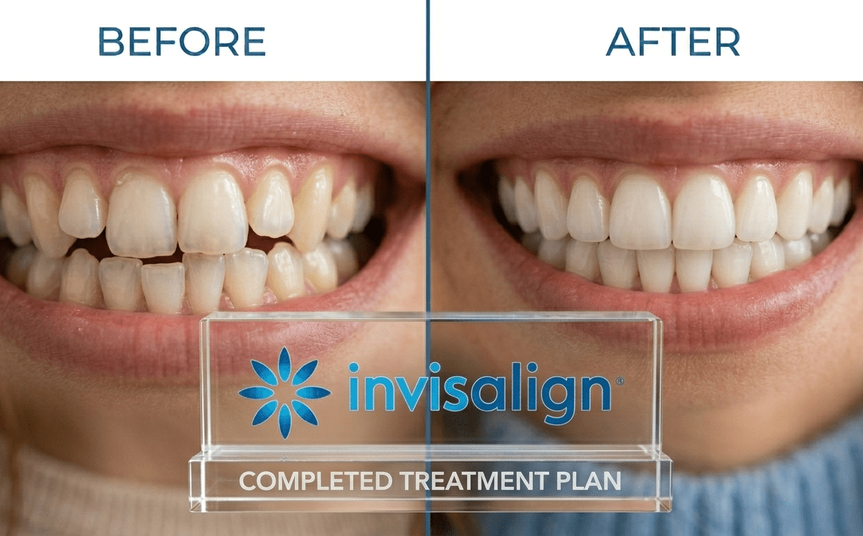 invisalign before and after